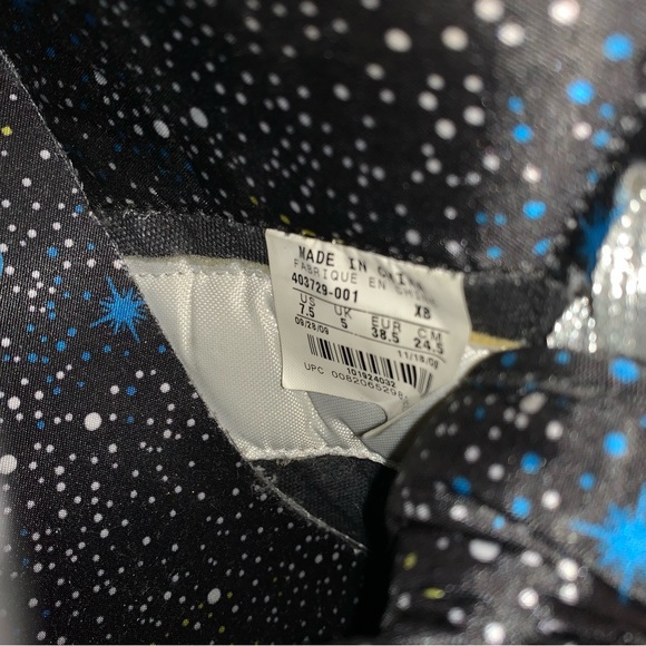 Rare 2009 X-Girl x Bearbrick x Nike Blazer Black Sequined Sneakers, Womens 7.5 - Picture 8 of 10